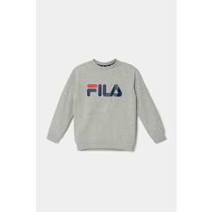 Fila bluza copii culoarea gri, cu imprimeu imagine