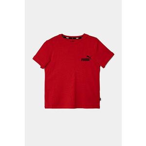 Puma tricou de bumbac pentru copii ESS Small Logo Tee B culoarea rosu, cu imprimeu imagine