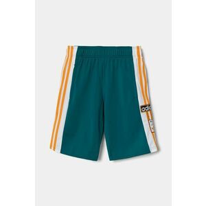 adidas Originals pantaloni scurti copii SHORTS culoarea verde, cu imprimeu, talie reglabila, IX5182 imagine