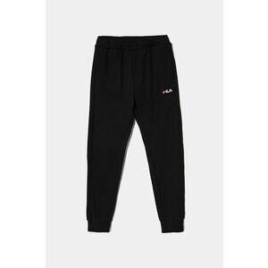 Fila pantaloni de trening pentru copii BREDDORF culoarea negru, melanj imagine