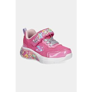 Skechers sneakers pentru copii MY DREAMERS culoarea roz imagine