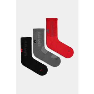 Under Armour sosete 3-pack culoarea rosu, 1373084 imagine