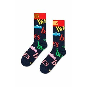 Happy Socks sosete Beatles In The Name Of Sock culoarea albastru marin, BEA01-6504 imagine