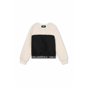 Karl Lagerfeld bluza copii culoarea negru, neted, Z30223 imagine