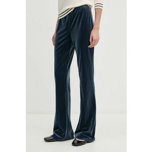 Joseph Ribkoff pantaloni de trening din velur culoarea turcoaz, neted, 234289F24 imagine