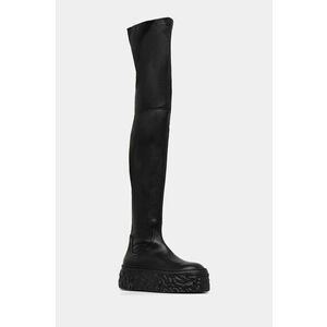 AGL ghete de piele Magma Boot femei, culoarea negru, cu platforma, D776502PGK06891013 imagine