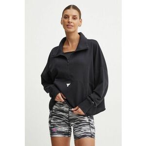 Under Armour bluză trening Project Rock culoarea negru, cu imprimeu, 1387760 imagine