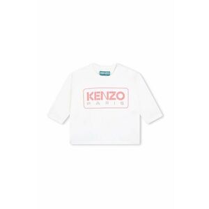 Kenzo Kids longsleeve din bumbac pentru copii culoarea bej, K60489 imagine