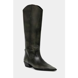 Vagabond Shoemakers cizme de piele CASSIE femei, culoarea negru, cu toc plat, 5750-218-17 imagine