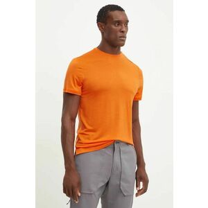 Icebreaker tricou sport Merino 125 Cool-Lite Sphere III culoarea portocaliu, melanj, IB0A56ZM05N1 imagine