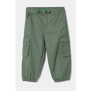 United Colors of Benetton pantaloni copii culoarea verde, neted, 4XZXGF022 imagine