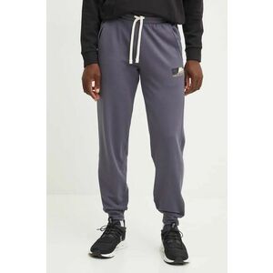 Puma pantaloni de trening culoarea gri, cu imprimeu, 681760 imagine