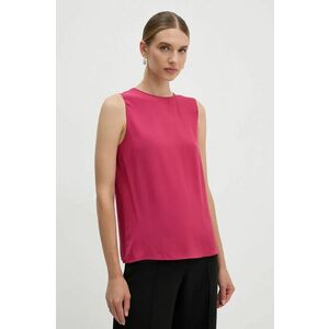 Theory top de mătase culoarea roz, neted, M0102539 imagine