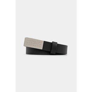 MM6 Maison Margiela curea de piele femei, culoarea negru, SA5TP0011.P7179 imagine