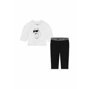 Karl Lagerfeld compleu bebe culoarea alb, Z30280 imagine