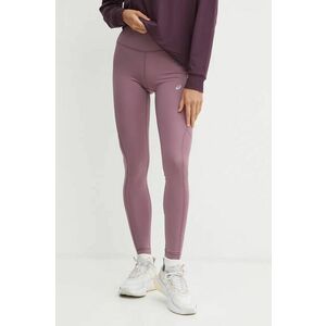 Asics leggins de alergare Icon culoarea roz, cu imprimeu, 2012C739 imagine