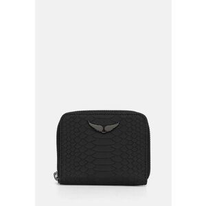 ZADIG&VOLTAIRE portofel de piele femei, culoarea negru, LWSG01096 imagine