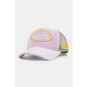 Von Dutch sapca TRUCKER KENT culoarea violet, cu imprimeu, 7030459 imagine