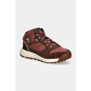 Timberland pantofi Retro Swift High femei, culoarea bordo, cu toc plat, TB0A28DTEKA1 imagine