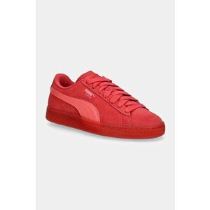 Puma sneakers din piele intoarsă Suede Classic Translucent culoarea rosu, 398818 imagine