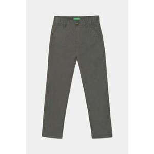 United Colors of Benetton pantaloni copii culoarea gri, neted, 4HM6CF011 imagine