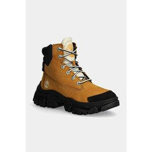 Timberland pantofi din nubuc Adley Way culoarea maro, cu platforma, TB0A5XAV2311 imagine