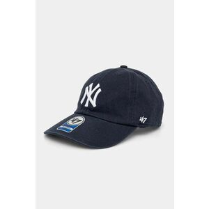 47 brand șapcă din bumbac pentru copii MLB New York Yankees culoarea albastru marin, cu imprimeu, B-RGW17GWS-NY_KIDS imagine