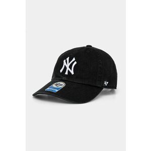 47 brand șapcă din bumbac pentru copii MLB New York Yankees culoarea negru, cu imprimeu, B-NLRGW17GWS-BKC_KIDS imagine