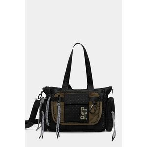 Desigual rucsac MODULARIS TERMO BOHOL culoarea negru, mare, neted, 24WAXY24 imagine