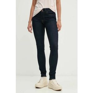 Levi's jeansi 711 DOUBLE BUTTON femei, culoarea albastru marin imagine