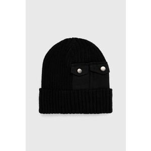 Alpha Industries căciulă Utility Beanie culoarea negru, din țesătură uni 138904.03 imagine