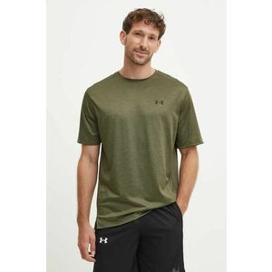 Under Armour tricou de antrenament Tech Vent culoarea verde, melanj imagine