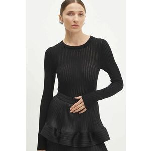 Answear Lab bluza femei, culoarea negru, neted imagine