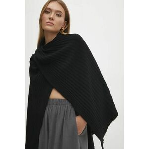 Answear Lab poncho culoarea negru imagine