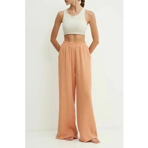 JOYINME pantaloni Rest 2.0 femei, culoarea portocaliu, lat, high waist, Rest 2.0 imagine