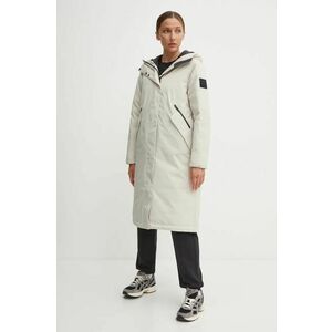 Jack Wolfskin geaca de puf Brandenburger femei, culoarea bej, de iarna, A60200 imagine