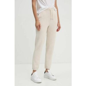 ZADIG&VOLTAIRE pantaloni femei, culoarea bej, high waist, JWPA00032 imagine