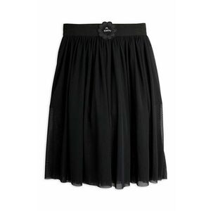 Mini Rodini fusta Tulle culoarea negru, midi, drept, 2473014299 imagine