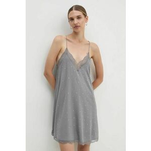 ZADIG&VOLTAIRE rochie de matase culoarea gri, mini, drept, WWDR01361 imagine