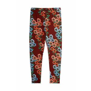 Mini Rodini leggins copii Daisys culoarea maro, modelator, 2473011700 imagine