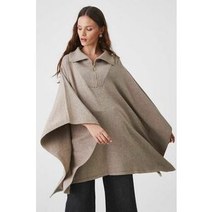 Medicine poncho culoarea bej imagine