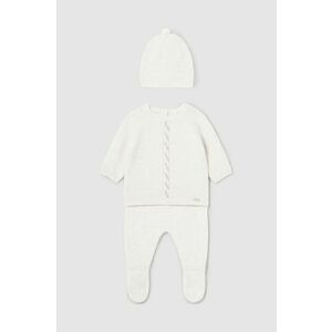 Mayoral Newborn compleu bebe culoarea bej, 2511 imagine