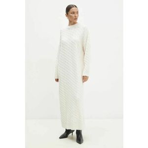 Answear Lab rochie culoarea bej, maxi, oversize imagine