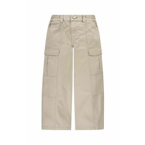 Levi's pantaloni de bumbac pentru copii TWILL '94 BAGGY WIDE LEG culoarea bej, modelator, 3EL019 imagine