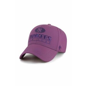 47 brand sapca MLB New York Yankees culoarea violet, cu imprimeu, B-OUTMV17NYU-II imagine