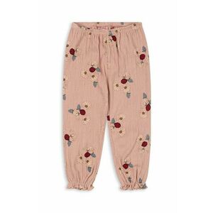 Konges Sløjd pantaloni de trening pentru copii CHLEO PANTS OCS culoarea roz, modelator, KS101459 imagine