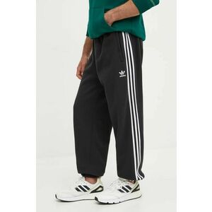 adidas Originals pantaloni barbati, culoarea negru, neted, IZ4798 imagine