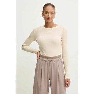 Ivy Oak longsleeve din bumbac culoarea bej, IO1100X2338 imagine