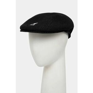 Kangol o bereta din amestec de lana Y2K WOOL 504 culoarea negru, K3718.BK001 imagine