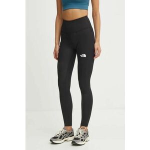 The North Face leggins sport Mountain Athletics Multi femei, culoarea negru, neted, NF0A893DJK31 imagine